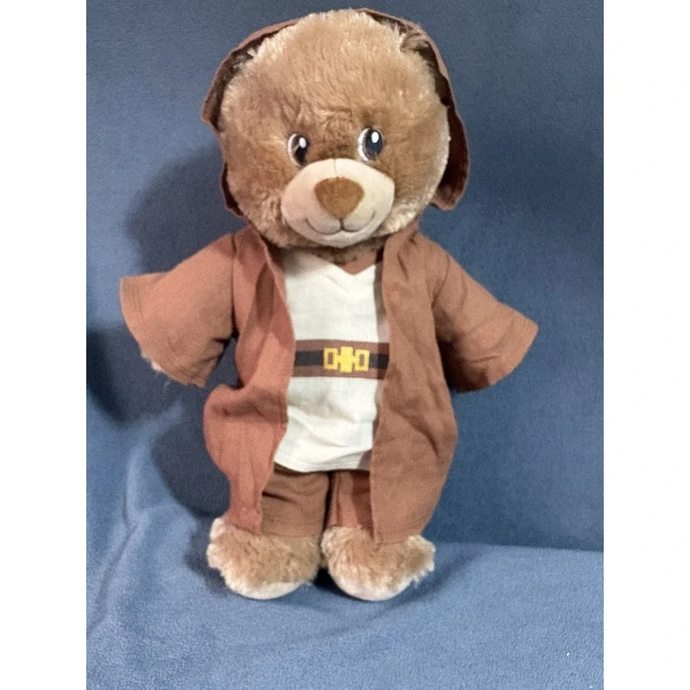 Star Wars Teddy Build a Bear Workshop BAB Disney Jedi Knight Obi Kenobi Plush
